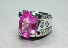 Pink Topaz 925 Sterling Silver