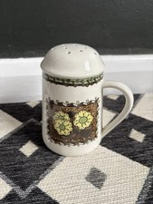 Vintage 1970s Taunton Vale Floral Sugar Flour Sifter Kitchen