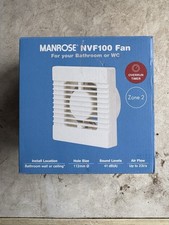 Man Rose NVF100 Bathroom Fan