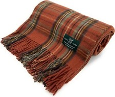 Large 100% New Wool Tartan