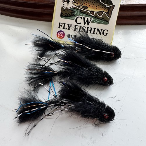 Black candy trout streamer - candy,