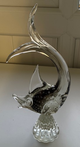 Hand blown murano - glass, fish
