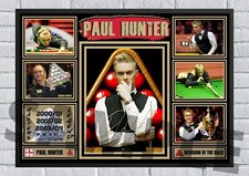 Paul Hunter Snooker Legend /Collectable/Memorabilia/Great gift Signed #304