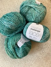 4x 50g Rico Melange Lace Yarn