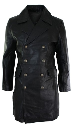Mens long black real - long, 3/4