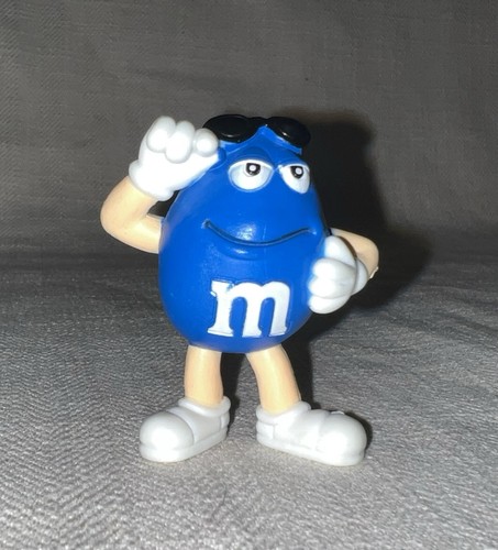 Blue m vintage figure - m&m,