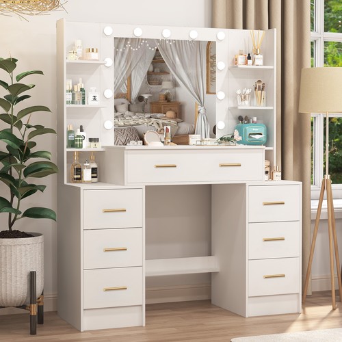 Dressing table white high - dressing,