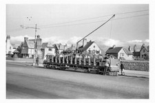 pt9049 - Llandudno Tram 19 at West Shore in 1955 - Print