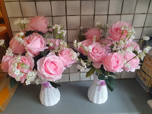 Pair artificial baby - artificial, pink