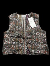 BNWT Antik Batik Floral Gilet
