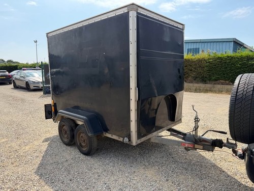 Black box trailer - black, with