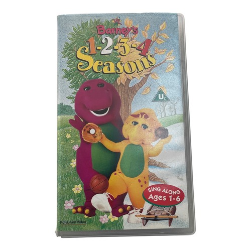 Barney seasons vhs - 1-2-3-4,