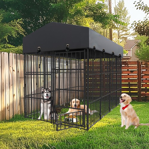 Large outdoor dog kennel - outdoor,