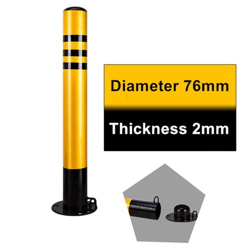 Lockable parking barrier - lockable,