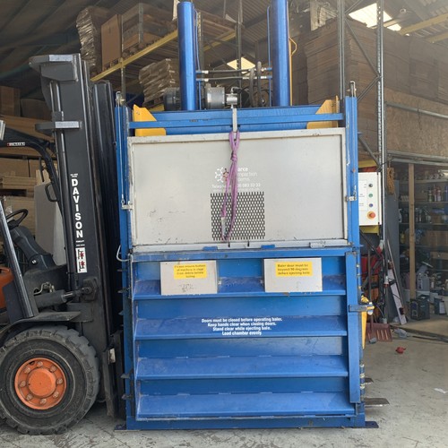 Waste cardboard baler - waste,