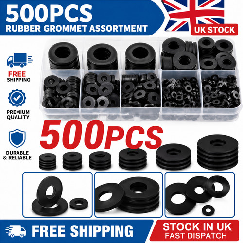 500pcs flat washers nylon - 500pcs,