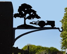 Ferguson TE20, Plough & Tree Hanging Basket Bracket - Handmade - High Quality