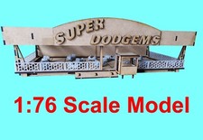 1:76 scale showman's 12 car fairground Dodgems Ride MDF model kit