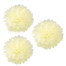 5 x IVORY - CREAM Tissue Paper