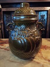 West German Pottery Rumtopf 821-32 By Scheurich Glazed Fruit Ceramic 1960s Jar 