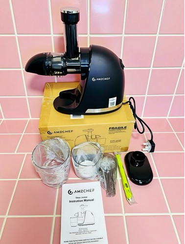 Amzchef black juicer machines - black,