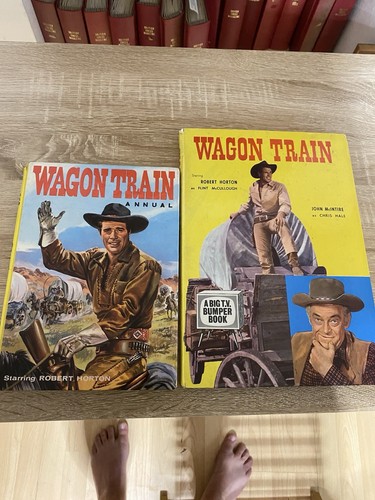 Wagon train annual and bumper - wagon,