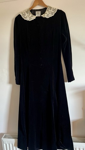 Vintage velvet and - and, black