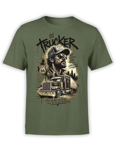 Long haul trucker shirt - long, t-shirt