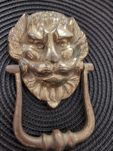 Vintage solid brass door - vintage,