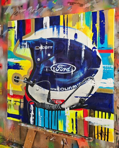 Colin mcrae rally helmet - colin,