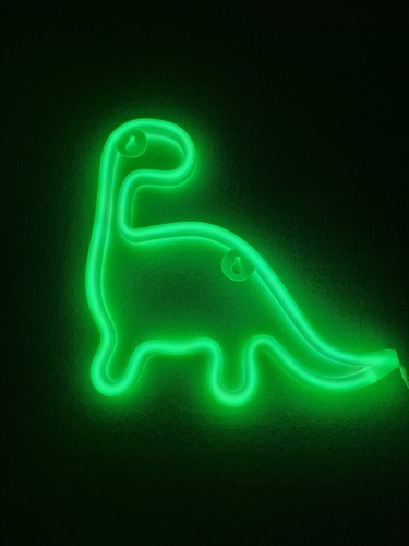 Neon dinosaur light green - neon,