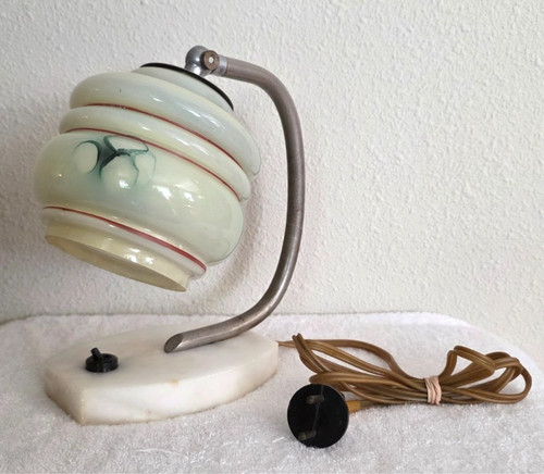 Antique art deco rotating ball - antique,