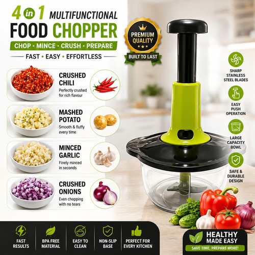 Manual food chopper vegetable - manual,