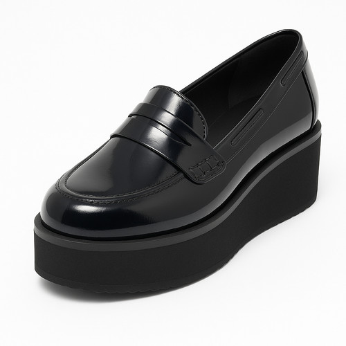 Ladies black chunky - black,