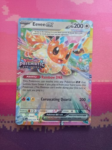 Pokemon card eevee - card, ex