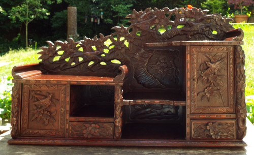 Large wooden profusely - a,