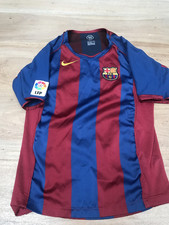 Rare Original Barcelona 2005/2006 Home Football Shirt Mens LARGE  14-16 Childs