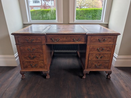 Antique burr walnut twin - burr,