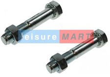 2 x M16 x 90mm Tow Ball Towbar Towball Nuts and Bolts with Shake Proof Washers