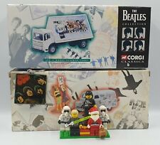 THE BEATLES : AEC 4 WHEEL FLATBED LORRY, BEDFORD CA GRAFFITI VAN + KEY-RING SET