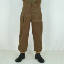 Replica 1940 British Army WW2 BD Battle Dress Wool Trousers by Kay Canvas  BE760