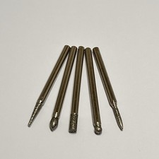 Diamond Milling Cutters for Dremel Proxxon Parkside Rotary Tool Set Of 5