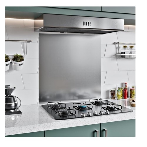 1mm stainless steel - stainless, backsplash