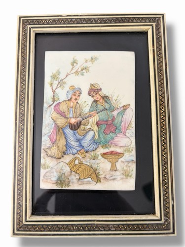Vintage persian miniature - vintage,