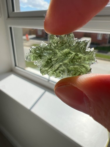 Genuine moldavite crystal 7g - moldavite,