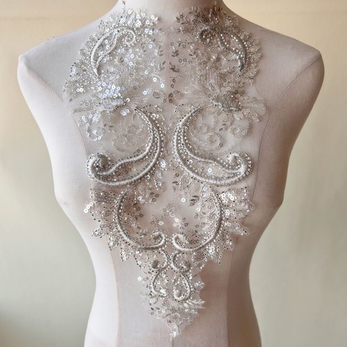 Sequined beaded flower - beaded,