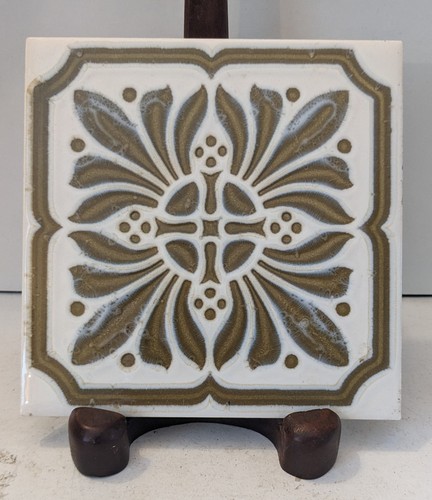Vintage ceramic tile sylvan - ceramic,