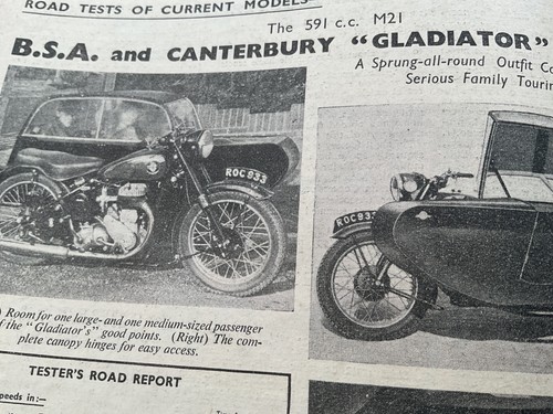 Bsa m21 canterbury gladiator - m21,