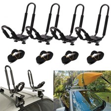 4X Heavy Duty Car Roof Rack Crossbar Kayak Carrier for Canoe Snowboard Surfboard
