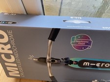 Micro Scooter Cruiser - LED NEOCHROME FINISH - Brand new - 